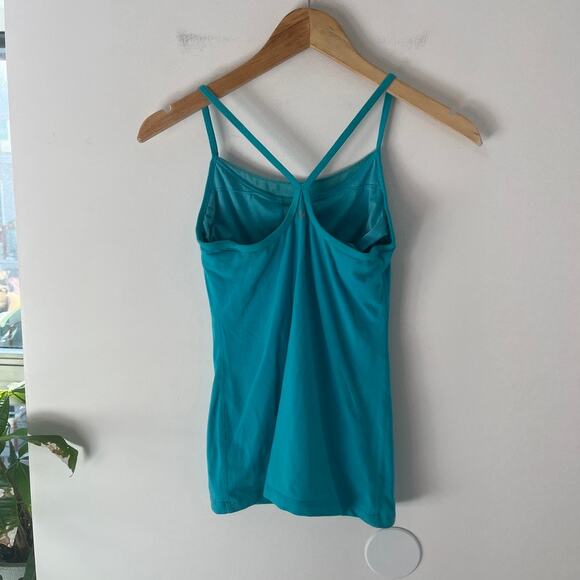 Lululemon Blue Racerback Tank Size 6 - Picture 3 of 3